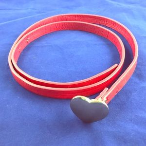 Red Belt w/ Gold Heart
